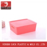 PLASTIC STORAGE BASKET